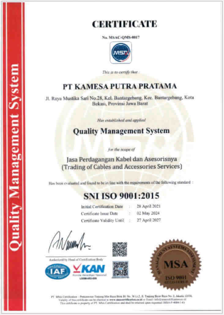 SNI ISO 9001:2015